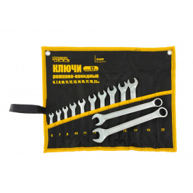 Ключи рожково-накидные MASTERTOOL набор 12 шт (72-0112)