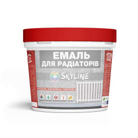 Эмаль для радиаторов акриловая термостойкая глянцевая SkyLine 0.4 л