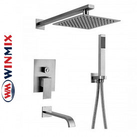 Душевая система WINMIX KUB 009 inner (встраиваемая) из нерж. стали SUS304