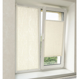 Жалюзи Плиссе Mirror кремовый 600х1500х2050 мм