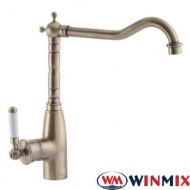 Змішувач для кухні Вухо на гайці WINMIX Premium Vintage Bronze (Chr-011), Польща
