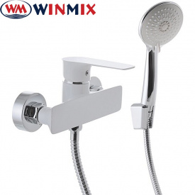 Змішувач для душкабін Winmix Premium EVA WHITE (Chr-003)