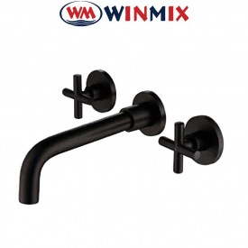 Смеситель для умывальника встроенный Winmix "DVE" inner BLACK (Chr-001), Польша