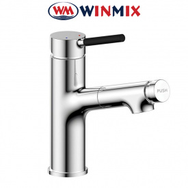 Смеситель для умывальника с выдвижной лейкой Winmix Premium "Adam" (Chr-001), Польша
