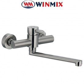 Смеситель для кухни от стены WINMIX Sus-005, Польша (нержавеющая сталь)