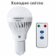 Лампа аварийного освещения с аккумулятором и пультом ДУ Nectronix EL-701 Е27 Холодный свет (100927) Житомир