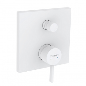 Смеситель для ванны/душа Hansgrohe Finoris скрытого монтажа, внешняя часть, белый матовый (76415700)