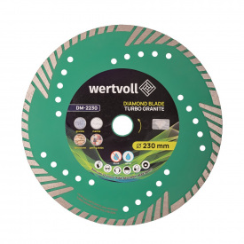 Диск алмазный Wertvoll TURBO Granite 230х3 мм (DM-2230)