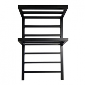 Водяна рушникосушка Genesis Aqua Aro 120x53 чорна