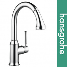 Смеситель Hansgrohe (art 14863000) для кухни Talis Classic 380 с выдвижным душем