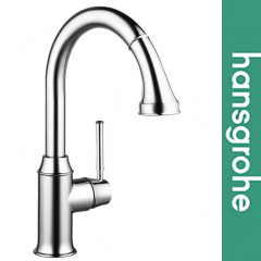 Смеситель Hansgrohe (art 14863000) для кухни Talis Classic 380 с выдвижным душем Тернополь