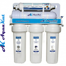 Aquakut Осмос без помпы 50G RO-5 В 5 (накопительный пластиковый бак 3,2G) 10401