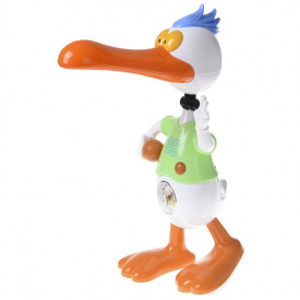 Настольная лампа с часами для детской Brille 11W TP-010 Белый