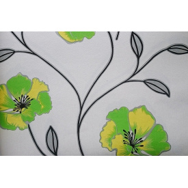 Обои на бумажной основе простые Шарм 100-03 Калипсо желто-зеленые (0,53х10м.)