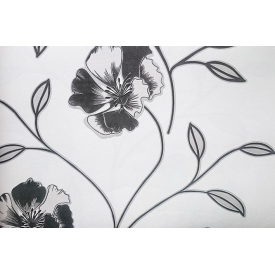 Обои на бумажной основе простые Шарм 100-02 Калипсо чёрные (0,53х10м.)