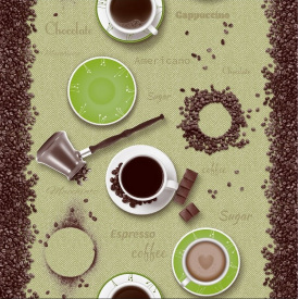 Обои на бумажной основе влагостойкие Шарм 163-03 Либерика декор зеленые (0,53х10м.)