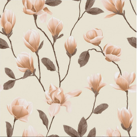 Обои на бумажной основе простые Шарм 162-01 Александрина бежевые (0,53х10м.)