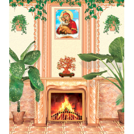 Фотообои Ника Камин Идеал 207х242