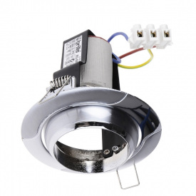 Поворотный точечный светильник Brille 60W RO-50 Хром 161299