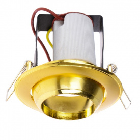 Поворотный точечный светильник Brille 60W RO-39 Золотистый 161290