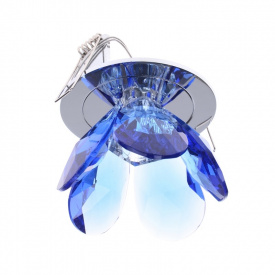 Декоративный точечный светильник Brille 20W HDL-G40 Синий 162224