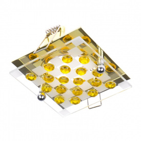 Декоративный точечный светильник Brille HDL-G120 Латунь 162231