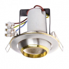 Поворотный точечный светильник Brille 60W RO-39 Хром 161288