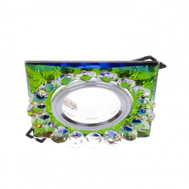 Декоративный точечный светильник Brille HDL-G195 Зеленый L13-042