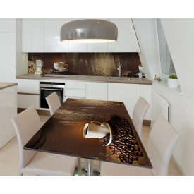 Наклейка 3Д виниловая на стол Zatarga «Дары Эфиопии» 600х1200 мм (Z184156st)