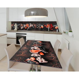 Наклейка 3Д виниловая на стол Zatarga «Остринка» 650х1200 мм (Z183401/1st)