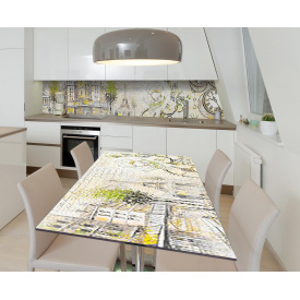 Наклейка 3Д виниловая на стол Zatarga «Часомерье» 600х1200 мм (Z184576st)