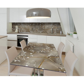 Наклейка 3Д виниловая на стол Zatarga «Алмазная роса» 650х1200 мм (Z184397/1st)