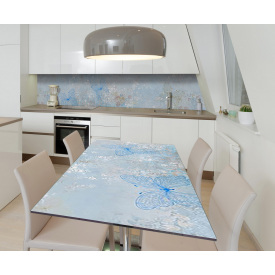 Наклейка виниловая на стол Zatarga "Венецианские Бабочки" 650х1200 мм