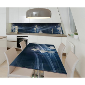 Наклейка виниловая на стол Zatarga "Туман Нарциссы" 650х1200 мм