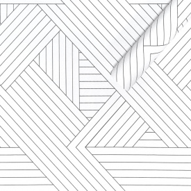 Самоклеющаяся пленка Sticker Wall SW-00001223 Белая с орнаментом 0,45х10м