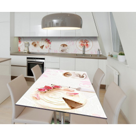 Наклейка вінілова на стіл Zatarga  "Ранкові солодощі" 650х1200 мм