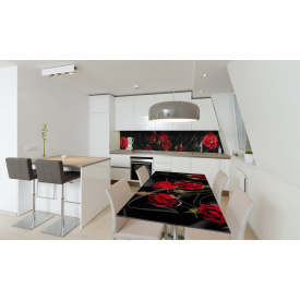 Наклейка вінілова на стіл Zatarga «Троянда Tassin 02» 600х1200 мм Z180310st