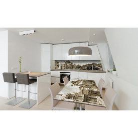 Наклейка вінілова на стіл Zatarga «Античне місто» 650х1200 мм Z180510/1st