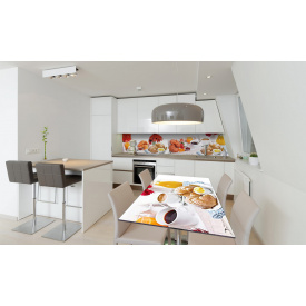 Наклейка вінілова на стіл Zatarga «Круасани» 650х1200 мм Z180516/1st