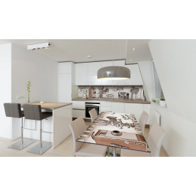 Наклейка вінілова на стіл Zatarga "Ретро Фільм" 650х1200 мм Z180807/1st