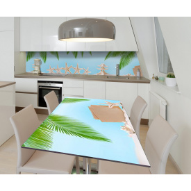 Наклейка вінілова на стіл Zatarga  "Морські Зірки" 600х1200 мм