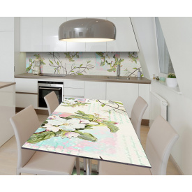 Наклейка вінілова на стіл Zatarga  "Квіти яблуні Гілки" 650х1200 мм Z181749/1st