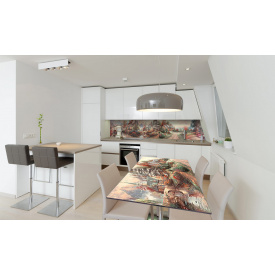 Наклейка на стол Zatarga "Домики" 650х1200мм (Z180307/1st)