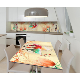 Наклейка вінілова на стіл Zatarga  "Дівчата Феї" 650х1200 мм