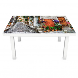 Наклейка на стол Zatarga " Улицы Прованса 01 " 600х1200мм (Z180308st)