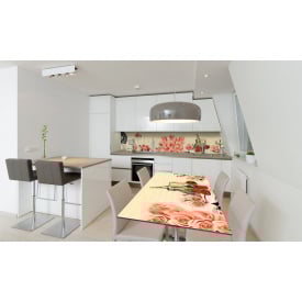 Наклейка виниловая на стол Zatarga «самоклеющийся Розовые Розы» 600х1200 мм Z180584st