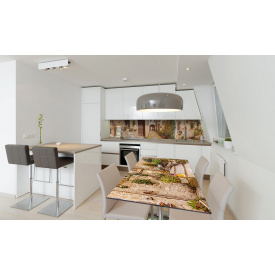 Наклейка вінілова на стіл Zatarga «Двері в Прованс» 600х1200 мм Z180825st