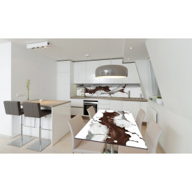 Наклейка вінілова на стіл Zatarga «Кавові бризки» 650х1200 мм Z180607/1st