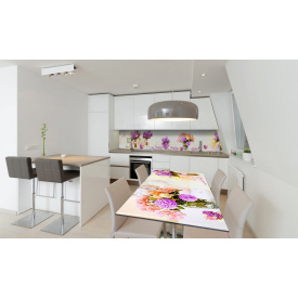 Наклейка вінілова на стіл Zatarga «Квіткові Букети» 650х1200 мм Z180669/1st