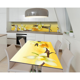 Наклейка 3Д виниловая на стол Zatarga «Ванильный дурман» 600х1200 мм (Z184158st)